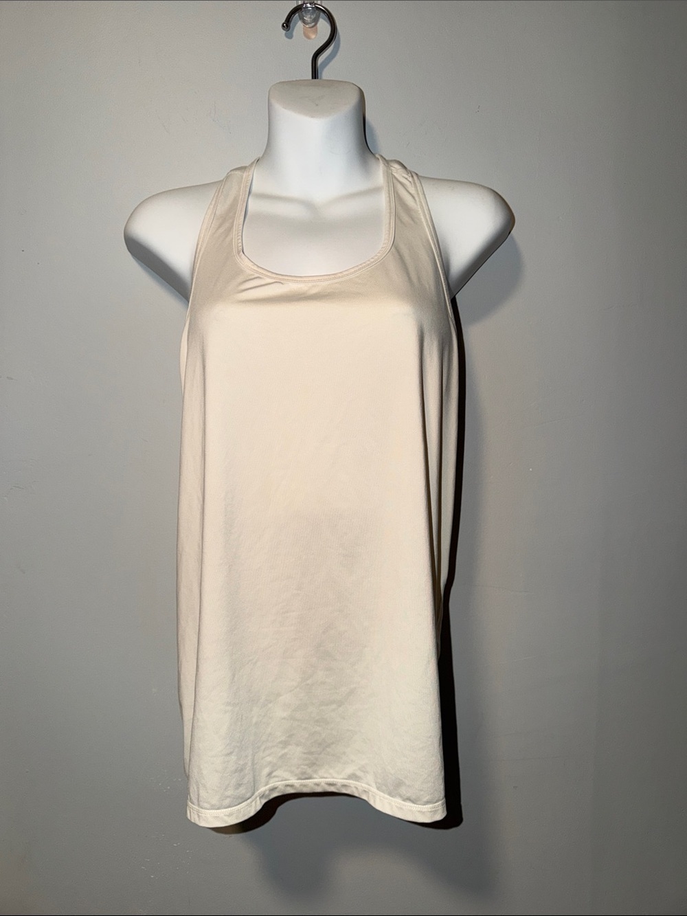 Fabletics Essential Racerback Tank — Bone / Cream - Picture 2 of 5